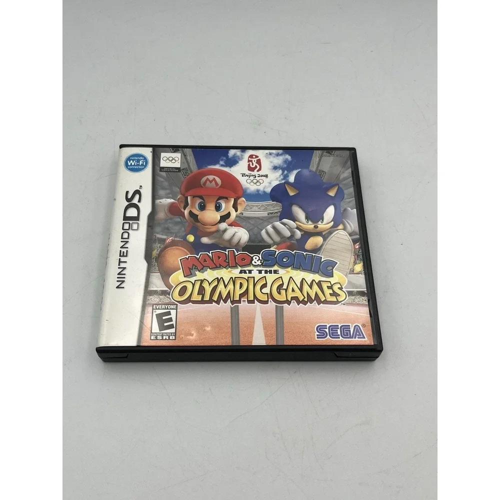 Nintendo DS Mario & Sonic Olympic Winter Games Game and Case TESTED